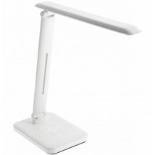 IZUKA LED galda lampa, 6W, 400lm, CCT, indukcijas lādētājs, balta; LB-IZK6WCCT-00 GTV