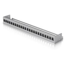 Ubiquiti UACC-Rack-Panel-Patch-Blank-24, keystone панель, 1U, 63.5mm, 442.4mm, 43.7mm, серый, поликарбонат, SPCC, 1 шт.