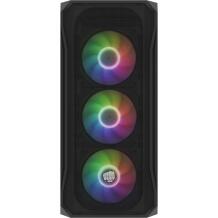 Fury Kaste SHOBO SH4F RGB NFO-2154, 2x3.5", 2x2.5", Midi-Tower, 7 paplašināšanas slots, melna