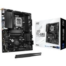 Asrock Emaplaat Z890 PRO-A WIFI, 4 x DDR5 DIMM, 256 GB, 1 PCIe 5.0 x16, 1 HDMI, 1 DisplayPort, 1 Thunderbolt 4, 7.1 CH heli