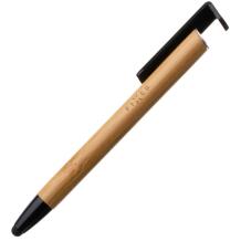 Fixed Pildspalva ar stilusu un statīvu FIXPEN-BA, Bambuss, ar gumijas galu, atkārtoti uzpildāma, izvelkama