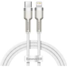 Baseus Laidas CATLJK-A02, 100 cm, 20 W, Apple Lightning, USB-C, balta spalva