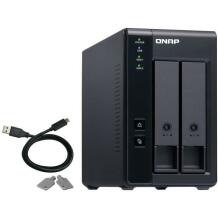 Qnap Saugojimo sistema TR-002 2 Bay USB Type-C, 2 SATA 3.5 colių diskai, 1 USB-C, 10.15 W, išorinis maitinimo adapteris 36W