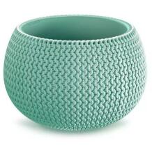 Prosperplast Gėlių vazonas Splofy Bowl 7268347, Ø 24 cm, aukštis 16 cm, ovali forma, žalia spalva, patalpų augalai