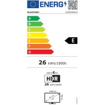 Blaupunkt LED televizorius 32WGC5501S, 32", 1366 x 768, Wi-Fi, Smart TV, Google TV, Juodas