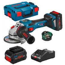 Akumulatora leņķa slīpmašīna GWS 18V-15 PSC 18V (2x8.0Ah) 06019H6B01 BOSCH