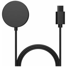 Fixed USB-C uzlādes kabelis Samsung Galaxy Watch 3/4/5/6/7/Active/Ultra FIXDW-780, 1m, 5V, 0.5A, melns
