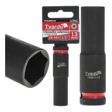 Deep impact socket Tvardy T00211-13 1/2" 6PT 13mm CR-MO