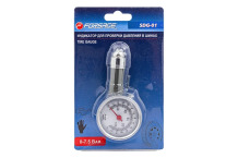 Riepu spiediena mērītājs, FORSAGE, F-SDG-01, 0-7.5 bar, precizitāte un kompakts dizains