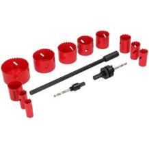 Draumet Bimetallist puurekomplekt 8961736, 19mm, 22mm, 25mm, 29mm, 35mm, 38mm, 44mm, 51mm, 57mm, 64mm, 76mm, 11tk, tööriistateras