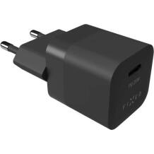 Fixed Mini USB-C ceļojumu lādētājs FIXC25M-C-BK, AC 100-240V, 25W, 5/9/12V, 1xUSB-C, Power Delivery 3.0