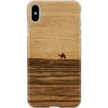 Man&Wood Nutitelefoni kate M7717W, 6.5, Pildiga pilt, Apple iPhone XS Max, Loomulik puit, Polükarbonaat