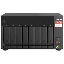 Qnap saugojimo bokštas TS-873A-8G, AMD Ryzen V1500B 2.2 GHz, 8 GB atmintis, 8 x 3.5 colio SATA, 2 x 2.5GbE RJ45, 1 x USB-C