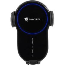 Navitel belaidis automobilinis įkroviklis laikiklis SH1000 PRO, 5V/3A, 9V/2A, 12V/2A, 15W, juodas, greitas įkrovimas