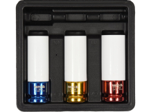 Triecienuzgaļu komplekts 1/2", CrMo SCM-440 (3gab.) YT-1056 YATO