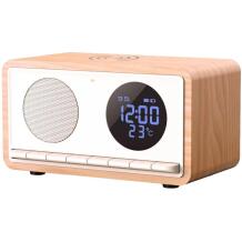 Manta Žadintuvas RDI912W, 0.7kg, 93mm, 169mm, 100mm, 10W, Bluetooth 5.1, FM radijas, 10h baterijos veikimo laikas