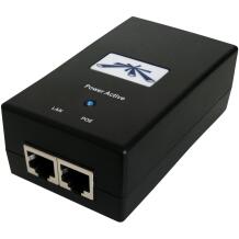 Ubiquiti Блок питания POE-48-24W, 48 V, 135 г, RJ-45, 10 Мбит/с, 90-260 V, 47-63 Гц
