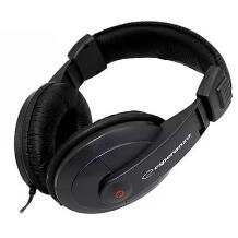 Esperanza AUDIO STEREO austiņas EH120, 3.5mm, 6.3mm, 32Ω, 105dB, 20-20000Hz, vadu savienojums, mīksti ausu spilventiņi