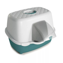 Kassikäimla Tres Chic Outdoor 56x54,5x39cm valge/roheline 2199301 STEFANPLAST