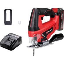 Einhell akutoitega saag TC-JS 18/70 Li 4321280, 18V, 2700/min, 20mm, 45° nurk, 2.5 Ah aku, laadija