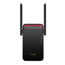 AX3000 WiFi 6 Mesh Repeater Dubultā josla Gigabit ports WPS WPA3 signāla gaisma melns Cudy RE3000