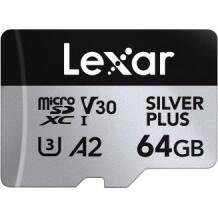 Lexar | SILVER PLUS | 64 GB | microSDXC | Flash memory class 10