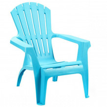 Krēsls plastmasas Dolomati gaiši zils