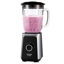 Lauamikser 1000W segamisvõimsusega ja jää purustamise funktsiooniga 1.5L klaaskannuga must AD4076 Adler