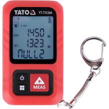 Yato lāzera attāluma mērītājs ar atslēgu piekariņu 30m YT-731244, GRF, 5906083126642