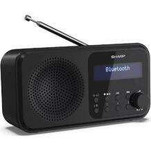 Sharp Tokyo kaasaskantav digitaalne raadio DR-P420(BK), DAB/DAB+/FM, Bluetooth 5.0, 4 x AA, must