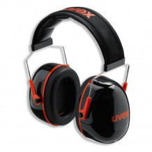 Kaitsvad kõrvaklapid K3, SNR: 33 dB must / punane, UV2600003, Uvex