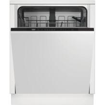 Beko Indaplovė DIN35320, 13 indų komplektų, 48dB, 12,9L, 5 režimai, integruota valdymo pultas, nerūdijančio plieno dugnas