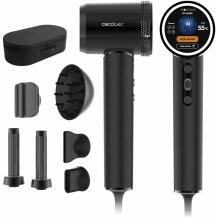 Cecotec Matu fēns Waves i-Sensor Pro A01_EU01_118879, 1600 W, 4 temperatūras iestatījumi, jonu funkcija, melns, difuzora uzgalis
