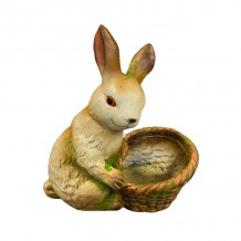 Садовый декор Кролик с корзиной 50 см 9106303 BESK