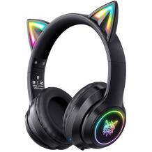 Onikuma mängu kõrvaklapid B90B, must, Bluetooth 5.0, vahemaa >10m, laadimisaeg 2h, tööaeg >5h
