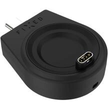 Fixed strāvas adapteris FIXDW-GA-BK, 2.5W, 1x24 pin USB-C, melns, viedpulksteņiem