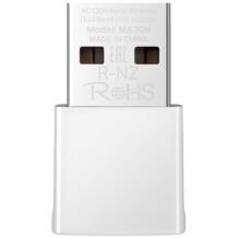 Mercusys AC1300 Nano Wireless Dual Band USB adapter MA30N, 400 Mbps, 867 Mbps, 2.4 GHz, 5 GHz, USB 2.0, WPA3-SAE