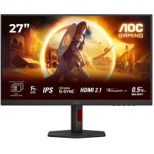 Aoc LCD монитор U27G4R 68.6 см 4K Ultra HD 3840 x 2160 160Hz 320Hz 1ms Fast IPS Встроенный USB хаб 3.2 Gen 1 VESA крепление