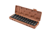 Triecienmuciņu komplekts, FORSTIME, FT-4117-5MPB, 1/2" DR, 10-24 mm, hromomolibdena tērauds, 11 gab.