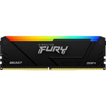 Kingston FURY Beast RGB RAM KF432C16BB2A/32, 32 GB, DDR4, 3200 MT/s, 1.35 V, CL16, 288-pin DIMM, registreerimata, ilma ECC-ta