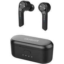 Aiwa Belaidės ausinės ESP-350BK, 460mAh, 80mAh, 12h, 10m, 2x6W RMS, 50Hz-20kHz, Bluetooth V5.0