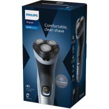 Philips Бритва X3063/00, Ni-MH, 60мин зарядка, 45мин работы, 3 головки, влажное бритье