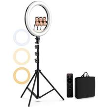 Muu 50W rõngas LED lamp RG-101, 5500 Lumen, statiiv 67-200 cm