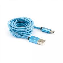 Sbox USB kaabel, USB-TYPEC-15BL, 150 cm, sinine, USB-C, laadimiskaabel, ühilduv kõigi USB-C seadmetega