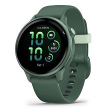 Garmin vívoactive 6 viedpulkstenis veselībai un sportam 42mm AMOLED 1.2" 390x390 GPS Wi-Fi skārienekrāns Green