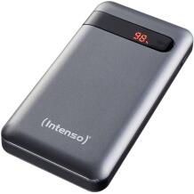 Intenso Power Bank 7332330 10000 mAh, Li-Polümeer, USB-C PD, USB-A QC, 2 seadet, LCD ekraan, antriit
