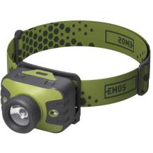 Emos CREE LED galvos žibintas P3539, 330 lm, 200 m, 3x AAA, 5 režimų, IP43, smūgiams atsparus