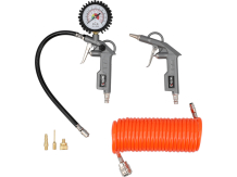 Pneimatisko piederumu komplekts 6 gab., YATO, YT-23780, 5 m PU šļūtene, 0.8 MPa spiediens