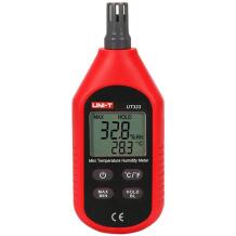 Uni-T UT333 temperatuuri ja niiskuse mõõtur, -10°C kuni 60°C, 0% kuni 100% RH, täpsus ±1°C, ±5% RH, kompaktne disain