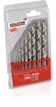Puurikomplekt HSS metallile 1 - 10mm (10 tk.) KRT012002 KREATOR